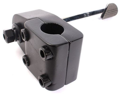 BMX Potence Prism Noire pour fouches 1  KHEbikes