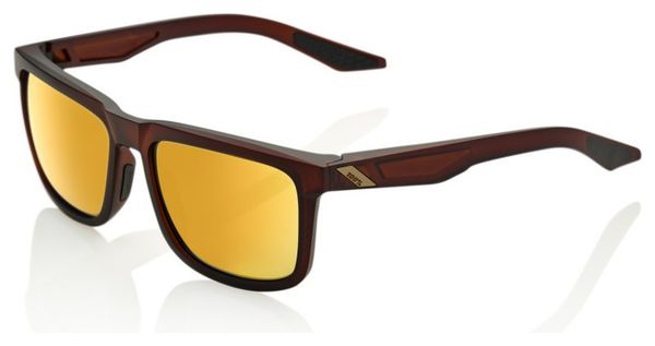 100% Gafas Blake - Rootbeer Mate - Oro