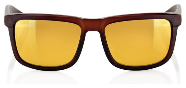 100% Blake Goggles - Matte Rootbeer - Gold