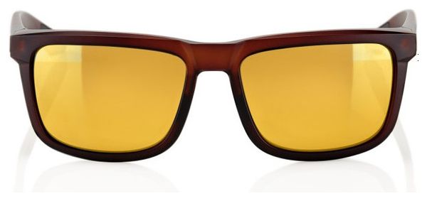 Lunettes 100% Blake - Matte Rootbeer - Or