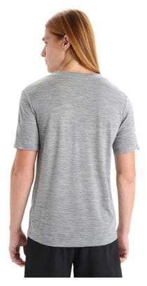 Icebreaker ZoneKnit Grey Merino Short Sleeve T-Shirt