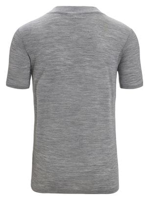 Icebreaker ZoneKnit Grey Merino Short-Sleeve T-Shirt