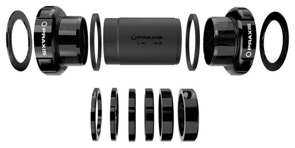 Platos y bielas <p>Praxis BSA para</p>Sram DUB 29mm Negro