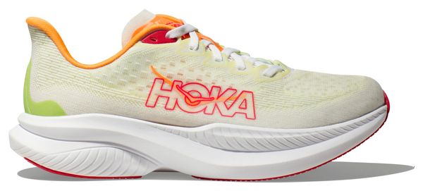 Hoka Mach 6 Hardloopschoenen Wit/Multicolour