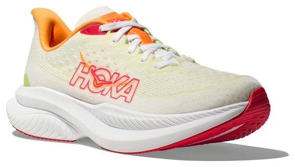 Hoka Mach 6 Hardloopschoenen Wit/Multicolour