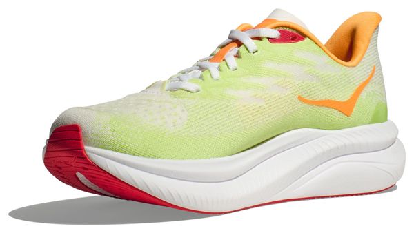 Hoka Mach 6 Hardloopschoenen Wit/Multicolour