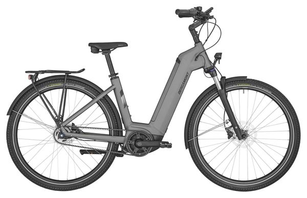 Bergamont E-Horizon N5E FH Belt Wave Bicicletta ibrida Shimano Nexus 5S 500Wh 700mm Grigio