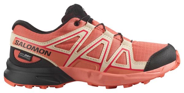 Salomon Speedcross Waterproof Pink Kinder Trailschoenen