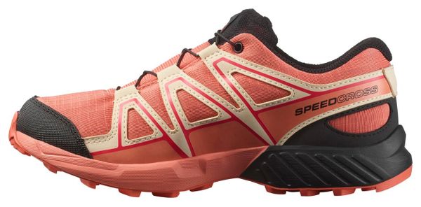 Salomon Speedcross Waterproof Pink Kinder Trailschoenen