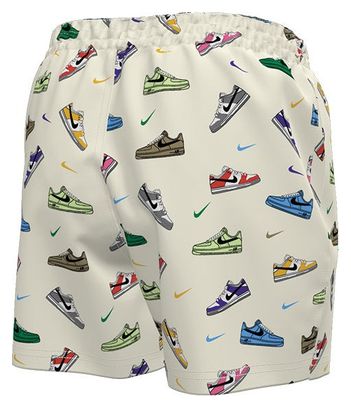 Pantaloncini Nike Swim Breaker beige/multicolore da uomo