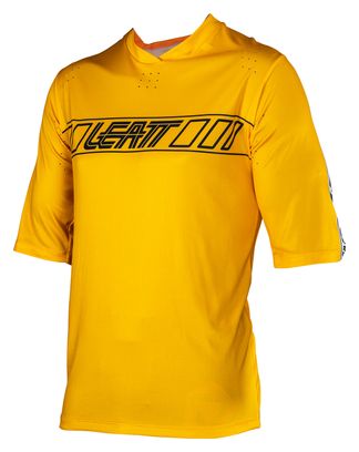 Leatt Enduro 3.0 Korte Mouw Trui Geel