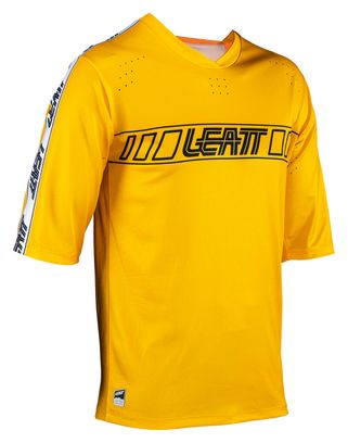 Leatt Enduro 3.0 Korte Mouw Trui Geel