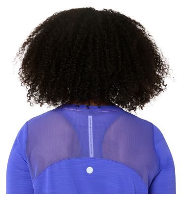Camiseta de manga corta Asics Road violeta para mujer