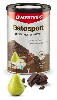 Pastel deportivo OVERSTIMS GATOSPORT Pera de chocolate 400g