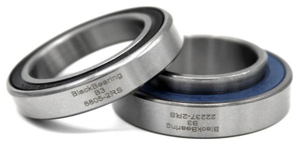 Black Bearing GXP Bottom Bracket 22.2x32x7 / 11.5 &amp; 25x35x7mm