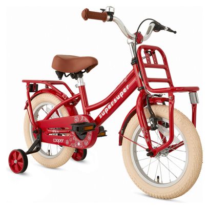 Vélo enfant SuperSuper Cooper - 14 pouces - Rouge