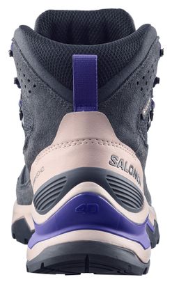 Salomon Quest Echo GTX Hiking Shoes, Gray/Pink/Purple, Women's