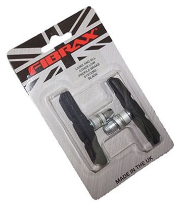 Porte patin frein vtt a vis symetric fibrax 70mm noir (1 paire)