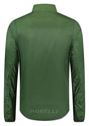 Veste Velo Pluie Vent Rogelli Essential - Homme - Vert militaire