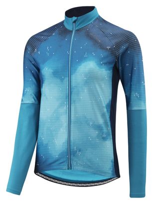 Chemise de cyclisme Loeffler à manches longues W Bike L / S Jersey Vapor femme-Bleu