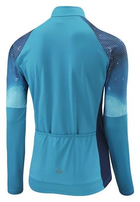 Chemise cycliste à manches longues Loeffler w bike L / s Jersey Vapor femmes-Bleu