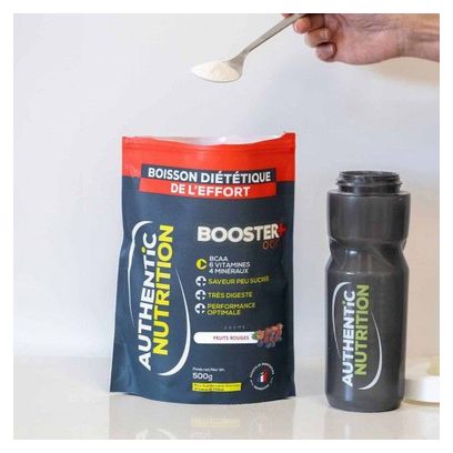 Boisson énergétique Authentic Nutrition - Booster+ 500 gr Fruits Rouges