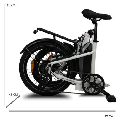 Urbanbiker Mini | VAE pliable | 100KM Autonomie | Blanc | 20"