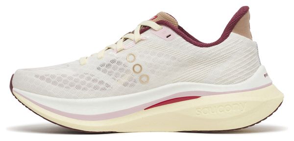 Saucony Endorphin Speed 5 hardloopschoenen, wit/bruin, dames