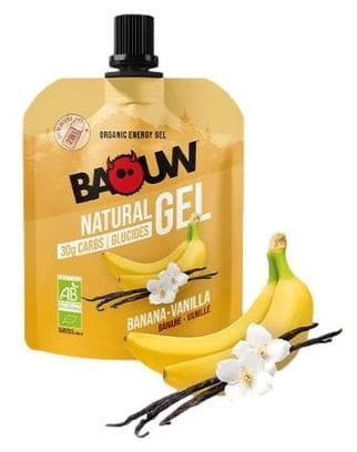 Gel energético natural Baouw Plátano / Vainilla 85 gramos