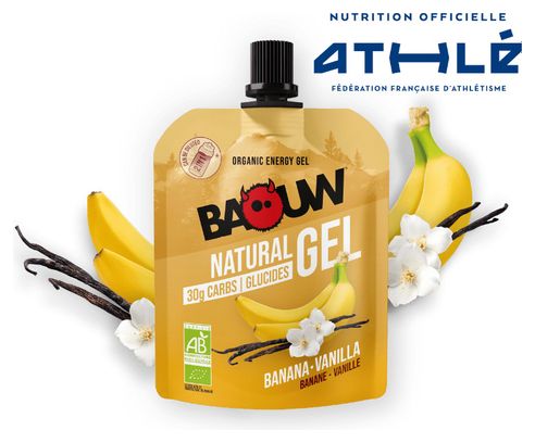 Baouw Natural Banana / Vanilla Energy Gel 85 grams