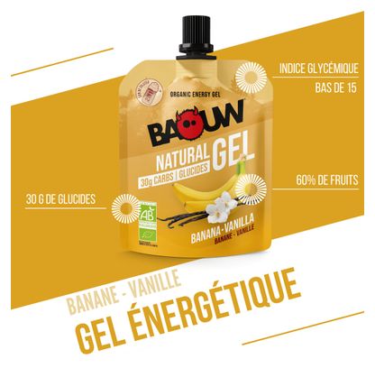 Baouw Natural Banana / Vanilla Energy Gel 85 grams