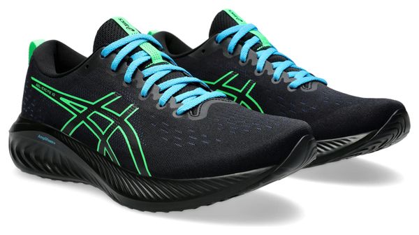 Chaussures Running Asics Gel-Excite 10 Noir/Bleu/Vert Homme