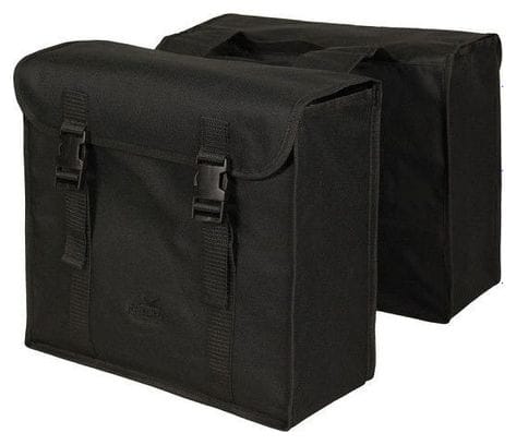 Greenlands Sac double noir-noir. dimensions 37x34x14cm.capacité totale 40L