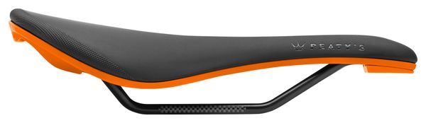 Peaty's Monarch CrMo Saddle, Black/Orange