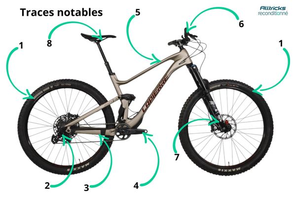 Produit Reconditionné - VTT Tout-Suspendu Lapierre Zesty AM CF 7.9 Sram GX 12V 29' Beige 2023