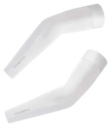 Sleeves bike UPF50+ white ROCKBROS