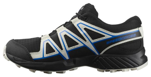 Salomon Speedcross Waterproof Trailschoenen Zwart/Blauw Kind