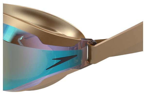 Speedo Unisex Fastskin Speedsocket 2 zwembril, competitieve racebril, anti-condens, anti-lek, zwart/wit/rook, eenheidsmaat