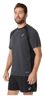 Camiseta de running Asics Road negra para hombre