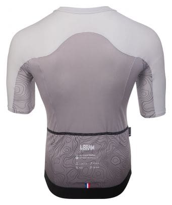 LeBram Grand Ballon Short Sleeve Jersey Grey Aero Fit