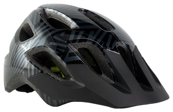 Bontrager Tyro Kinderhelm Zwart/Radioacitve Geel/Mat