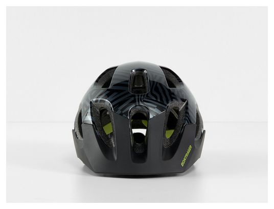 Bontrager Tyro Kinderhelm Zwart/Radioacitve Geel/Mat