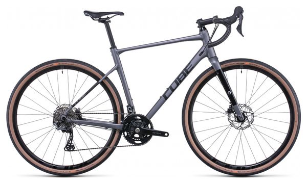 Cube Nuroad Race Gravelbike Shimano GRX 11F 700 mm Grau Schwarz 2022