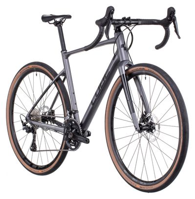 Cube Nuroad Race Gravelbike Shimano GRX 11F 700 mm Grau Schwarz 2022