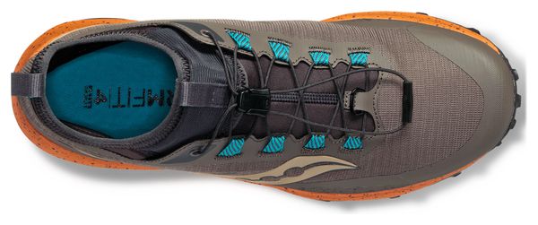 Chaussures de Trail Saucony Peregrine 13 ST Gris Orange