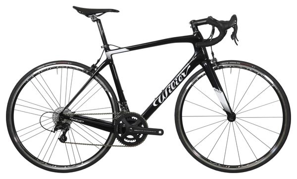 Bicicleta de Carretera Wilier Triestina GTR Team Campagnolo Centaur 11S 700 mm Negra Blanca Brillante 2023