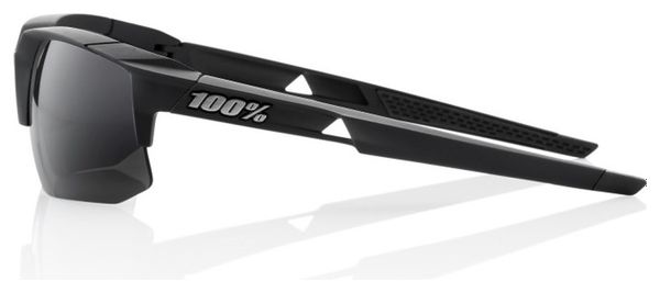 100% SpeedCoupe Soft Tact Goggles Black - Smoked Lens