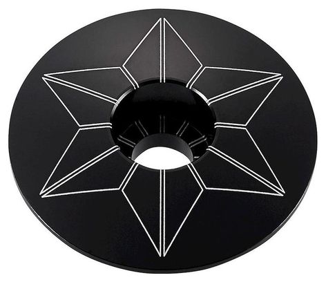 Supacaz Star Capz Black (power coated)