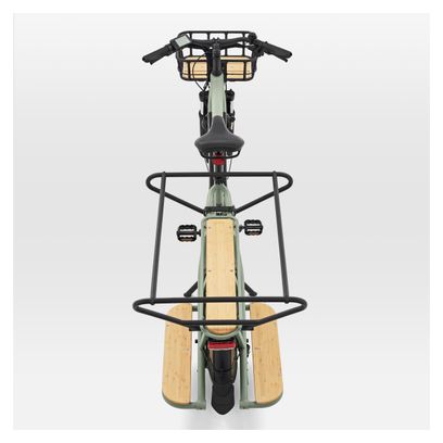 Btwin R500E Microshift Longtail Elektrische Bakfiets 8V 26/20'' 672 Wh Groen