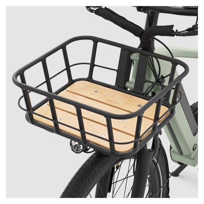 Btwin R500E Microshift Longtail Elektrische Bakfiets 8V 26/20'' 672 Wh Groen